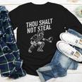 Baseball Player Catcher Thou Shalt Not Steal Coach Baseball Youth Long Sleeve Tee Baseball Player Catcher Thou Shalt Not Steal Coach Baseball Youth Long Sleeve Tee