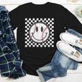Baseball Season Happy Game Day Trendy Sports Vintage Youth Long Sleeve Tee Baseball Season Happy Game Day Trendy Sports Vintage Youth Long Sleeve Tee