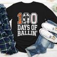 Baseball Soccer Basketball 100 Days Of School Youth Long Sleeve Tee