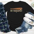 Baseball Tee My Therapist Bat Men Women Kids Youth Long Sleeve Tee
