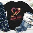 Baseball Valentine Love Is Our Home Run Apparel Youth Long Sleeve Tee