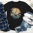 Baseball Waves Ocean Sports Baseball Fans Youth Long Sleeve Tee