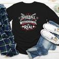 Baseball Withdrawal Is Real Youth Long Sleeve Tee Baseball Withdrawal Is Real Youth Long Sleeve Tee