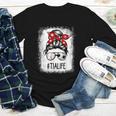Bleached Tia Life Soccer Messy Bun Baseball Game Day Youth Long Sleeve Tee Bleached Tia Life Soccer Messy Bun Baseball Game Day Youth Long Sleeve Tee