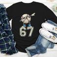 Boys Kids 67 Six Seven Sunglasses Dabbing Baseball Lover Youth Long Sleeve Tee