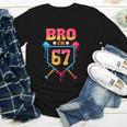 Bro I’m 67 Baseball Drip Number 67 Player 67th Birthday Youth Long Sleeve Tee