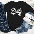 Bruh Baseball Style Number 41 Sports Bro Slang Meme Brother Youth Long Sleeve Tee Bruh Baseball Style Number 41 Sports Bro Slang Meme Brother Youth Long Sleeve Tee