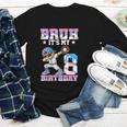 Bruh It's My 8th Birthday Baseball Ice Cream Drip 8 Year Old Youth Long Sleeve Tee Bruh It's My 8th Birthday Baseball Ice Cream Drip 8 Year Old Youth Long Sleeve Tee