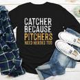 Catcher Because Pitchers Need Heroes Too Baseball Team Youth Long Sleeve Tee Catcher Because Pitchers Need Heroes Too Baseball Team Youth Long Sleeve Tee