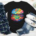 Colorful Baseball Field Home Run Baseball Player Fans Youth Long Sleeve Tee
