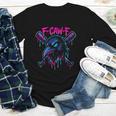 Cool Baseball F Caw F Crow Fcawf Raven Fawk Off Bird Youth Long Sleeve Tee