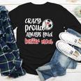 Crazy Proud Soccer Baseball Player Mom Ball Mother Youth Long Sleeve Tee Crazy Proud Soccer Baseball Player Mom Ball Mother Youth Long Sleeve Tee