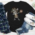 Dabbing Pirate Skeleton Baseball Dab Costume Boys Kids Men Youth Long Sleeve Tee