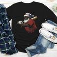 Dominican Republic Santa Christmas Baseball Beisbol Youth Long Sleeve Tee