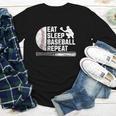 Eat Sleep Baseball Repeat Baseball Player Men Boys Youth Long Sleeve Tee Eat Sleep Baseball Repeat Baseball Player Men Boys Youth Long Sleeve Tee
