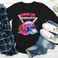 Game Kindergarten Baseball Ice Cream Drip On Back To School Youth Long Sleeve Tee