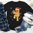 Gingerbread Man Baseball Christmas Youth Long Sleeve Tee Gingerbread Man Baseball Christmas Youth Long Sleeve Tee