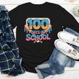 Happy 100 Days Of School Baseball Drip For Kids Teachers Youth Long Sleeve Tee