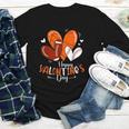 Happy Valentines Day Basketball Baseball Football Boys Youth Long Sleeve Tee