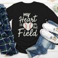 My Heart Is On That Field Baseball Youth Long Sleeve Tee