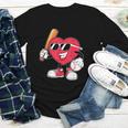 Heart Play Baseball Valentine's Day Teens Boys Girls Kids Youth Long Sleeve Tee Heart Play Baseball Valentine's Day Teens Boys Girls Kids Youth Long Sleeve Tee