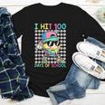 I Hit 100 Days Of School Baseball Drip 100th Day Of School Youth Long Sleeve Tee