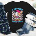 I Hit 100 Days Of School Baseball Ice Cream Drip Youth Long Sleeve Tee I Hit 100 Days Of School Baseball Ice Cream Drip Youth Long Sleeve Tee