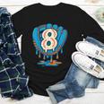 Ice Cream Baseball Glove 8th Birthday Edition Youth Long Sleeve Tee Ice Cream Baseball Glove 8th Birthday Edition Youth Long Sleeve Tee