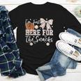 I'm Just Here For The Snacks Baseball Coquette Game Day Girl Youth Long Sleeve Tee I'm Just Here For The Snacks Baseball Coquette Game Day Girl Youth Long Sleeve Tee