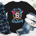 It's My 6th Birthday Baseball Fan Fun Party Celebration Youth Long Sleeve Tee