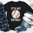 It’s My Birthday Baseball Vintage Style Youth Long Sleeve Tee