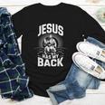 Jesus Has My Back Baseball Faith Motivation Tee Christian Youth Long Sleeve Tee Jesus Has My Back Baseball Faith Motivation Tee Christian Youth Long Sleeve Tee