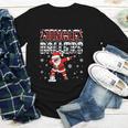 Jingle Ballers Plaid Santa Dabbing Baseball Christmas Youth Long Sleeve Tee Jingle Ballers Plaid Santa Dabbing Baseball Christmas Youth Long Sleeve Tee