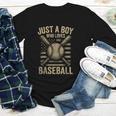 Just a Boy Who Loves Baseball Youth Long Sleeve Tee Just a Boy Who Loves Baseball Youth Long Sleeve Tee