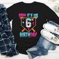 Kids Baseball Drip Bruh It's My 6th Birthday Boy Ice Cream Drip Youth Long Sleeve Tee Kids Baseball Drip Bruh It's My 6th Birthday Boy Ice Cream Drip Youth Long Sleeve Tee
