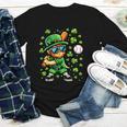 Leprechaun Playing Baseball Happy St Patricks Day Men Boys Youth Long Sleeve Tee Leprechaun Playing Baseball Happy St Patricks Day Men Boys Youth Long Sleeve Tee