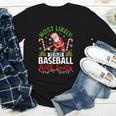 Most Likely To Play Baseball With Santa Christmas Pajamas Youth Long Sleeve Tee