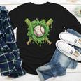 Lucky Shamrock Baseball Gloves Drip St Patrick's Day Boys Youth Long Sleeve Tee Lucky Shamrock Baseball Gloves Drip St Patrick's Day Boys Youth Long Sleeve Tee