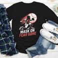 Mask On Fear Gone Baseball Catcher Softball Youth Long Sleeve Tee