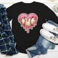 Melting Baseball Drip Heart Softball Player Lover Ice Cream Youth Long Sleeve Tee