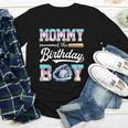 Mommy Of The Birthday Boy Baseball Ice Cream Drip Matching Youth Long Sleeve Tee