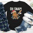 Oh Snap Gingerbreadman Christmas Baseball Humor Youth Long Sleeve Tee Oh Snap Gingerbreadman Christmas Baseball Humor Youth Long Sleeve Tee