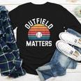 Outfield Matters Baseball Outfielder Athlete Sports Youth Long Sleeve Tee Outfield Matters Baseball Outfielder Athlete Sports Youth Long Sleeve Tee