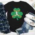 Retro Shamrock Baseball St Patricks Day Men Women Boys Girls Youth Long Sleeve Tee
