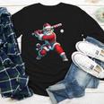 Santa Playing Baseball Men Boys Christmas Baseball Player Youth Long Sleeve Tee Santa Playing Baseball Men Boys Christmas Baseball Player Youth Long Sleeve Tee