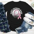 Save 2nd Base Breast Cancer Awareness Pink Ribbon Baseball Youth Long Sleeve Tee Save 2nd Base Breast Cancer Awareness Pink Ribbon Baseball Youth Long Sleeve Tee