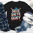 SEIS Siete Guey Baseball Drip Mexico Spanish 67 Slang Boys Youth Long Sleeve Tee SEIS Siete Guey Baseball Drip Mexico Spanish 67 Slang Boys Youth Long Sleeve Tee