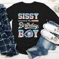 Sissy Of The Birthday Boy Baseball Ice Cream Drip Matching Youth Long Sleeve Tee