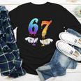 Six Seven Ice Cream Drip Cool Meme 67 Number Baseball Youth Long Sleeve Tee Six Seven Ice Cream Drip Cool Meme 67 Number Baseball Youth Long Sleeve Tee