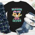Six Seven Meme Mason Ice Cream Drip Baseball Number 67 Youth Long Sleeve Tee Six Seven Meme Mason Ice Cream Drip Baseball Number 67 Youth Long Sleeve Tee